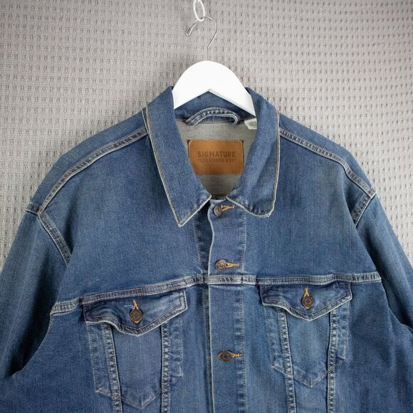 Levi's Signature Denim Jacket Mens XL - Picture 3 of 8